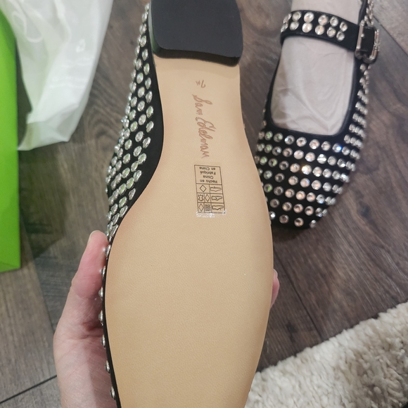 Sam Edelman Studded Black Mary Jane Flats - Picture 4 of 6